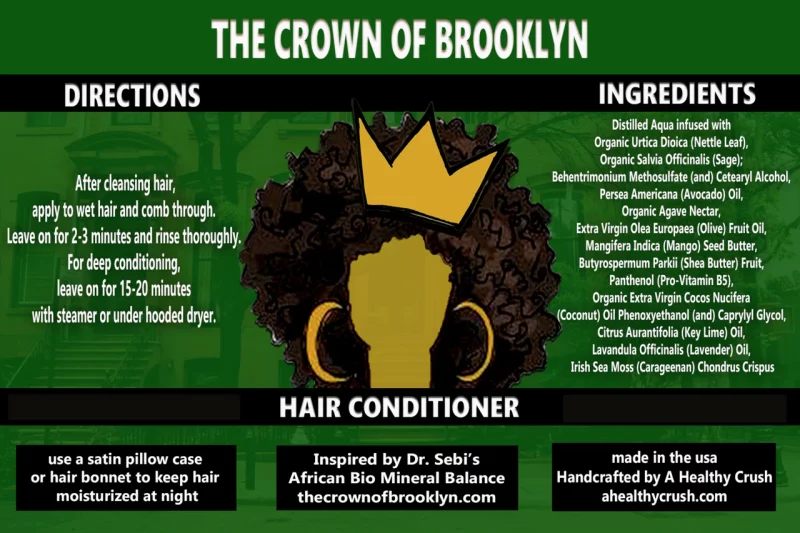 THE CROWN OF BROOKLYN HAIR DETOX KIT-HAIR CONDITIONER