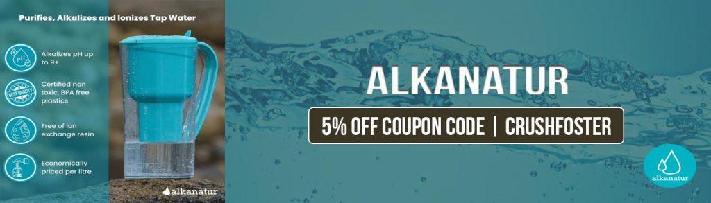 Alkalnatur Purifying Alkaline Water Pitcher